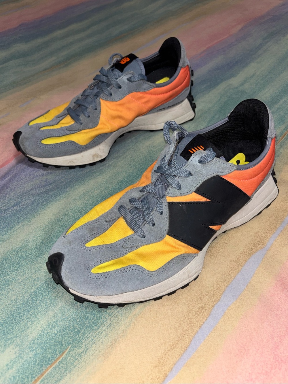 New Balance 327 Cyclone Citrus Punch Casual Shoes men’s size 11
